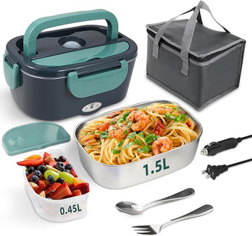 How do you warm your food— Plug-In Food Warmer for Office, Car & Outdoor Use