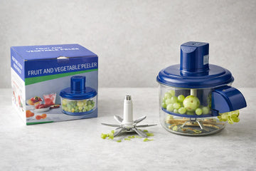 fruit and vegetable peeler peel in seconds   Work smart not hard مفرمة الخضار الذكية