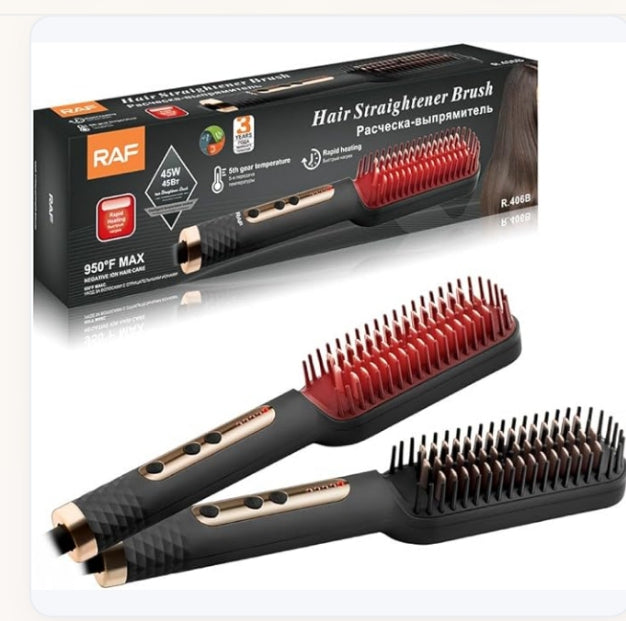 RAF Hair Straightener Brush casanoor
