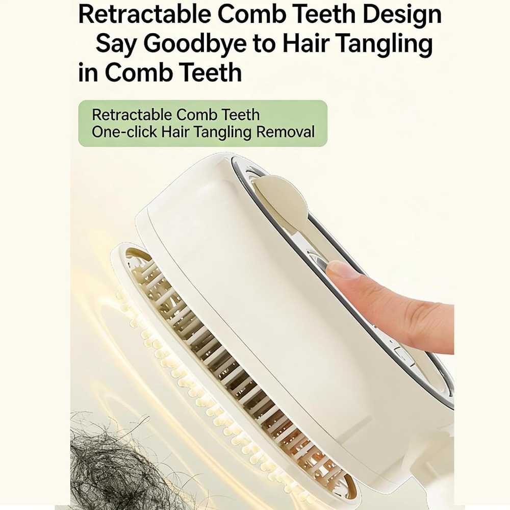 Steam Brush | Rechargeable Detangling Tool with Oil casanoor